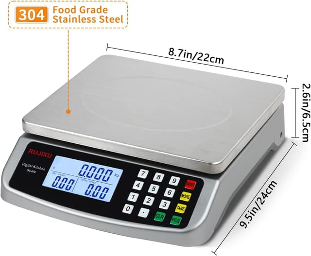 Thumbnail 1 de Food Scale 88lb/40kg Digital Kitchen Scale 1g ⚖