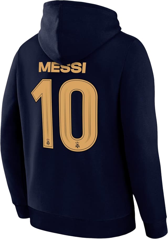 Detalle 2 de Icon Sports Officially Licensed Lionel Messi Argentina Pullover Hoodie (Unisex Kids)