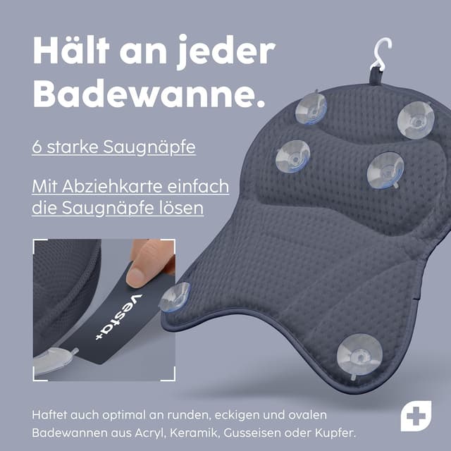 Thumbnail 4 de Vesta+ Badewannenkissen Nachtblau L đ