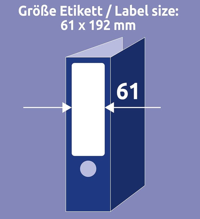 Thumbnail 4 de AVERY Zweckform L4761-25 – 120 Rückenschilder