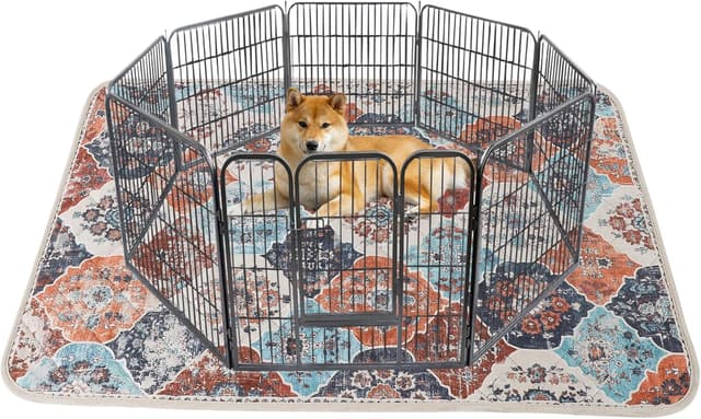 Imagen de IEUUMLER Welpenunterlagen Waschbar 122x122 cm en OfertitasTOP