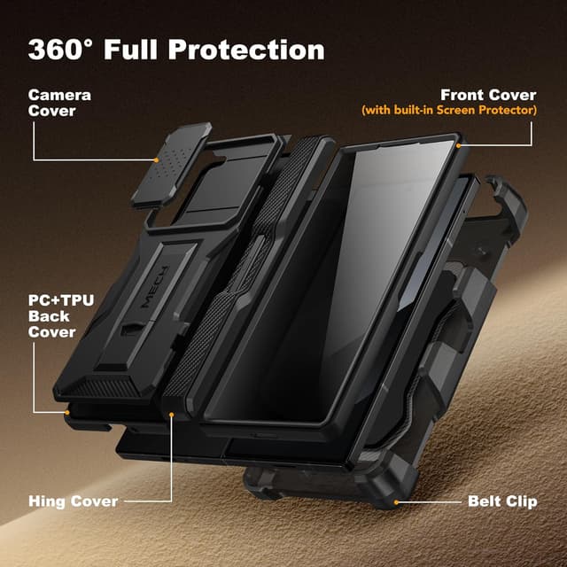 Detalle de TONGATE Z Fold 6 Case privacy