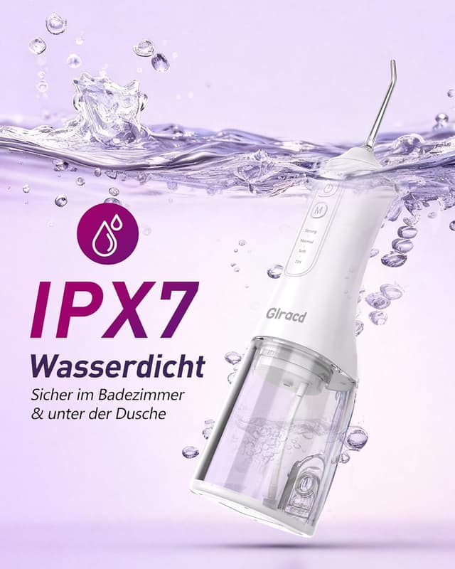 Thumbnail 6 de Glracd Munddusche 300 ml Wasserflosser – 4 Modi