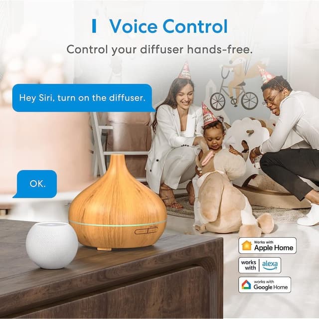 Detalle 2 de Meross MOD150HK Difusor de aroma WiFi 400 ml