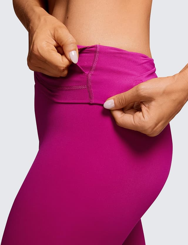 Detalle 2 de CRZ YOGA Naked Feeling : legging femme taille haute pour yoga chaud et Pilates (64 cm)