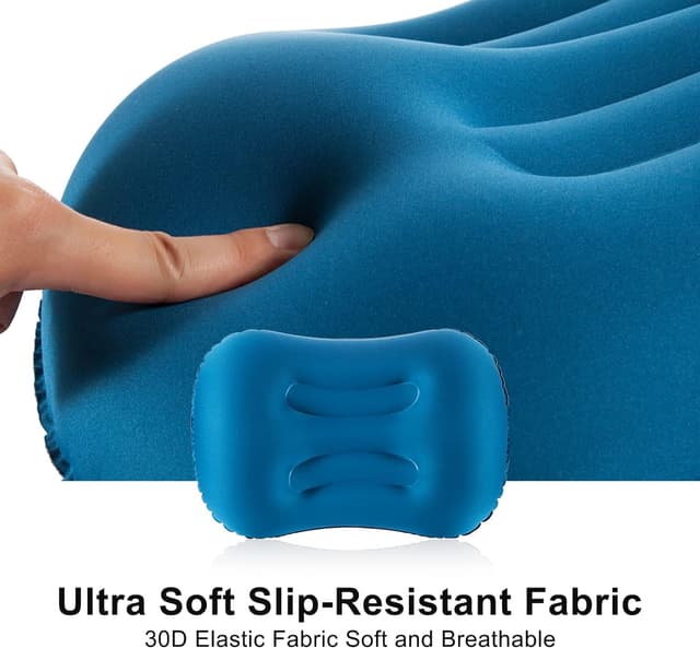 Detalle 2 de Eono Ultralight Inflatable Camping Pillow 5x3in