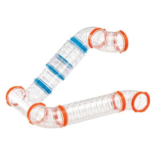 Detalle 2 de Ferplast Tube Curve Juego de tubos para hámster, 9 piezas 🐹