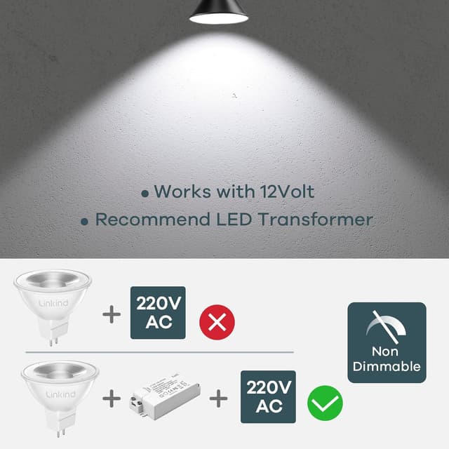 Thumbnail 6 de Linkind GU5.3 LED Lampe 5 W, MR16