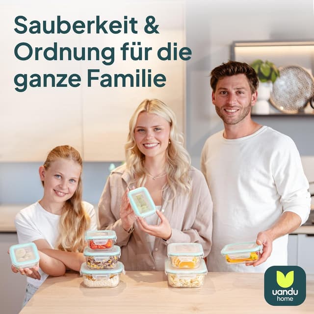 Thumbnail 6 de uandu Glasbehälter 8-teilig Meal Prep 🍱