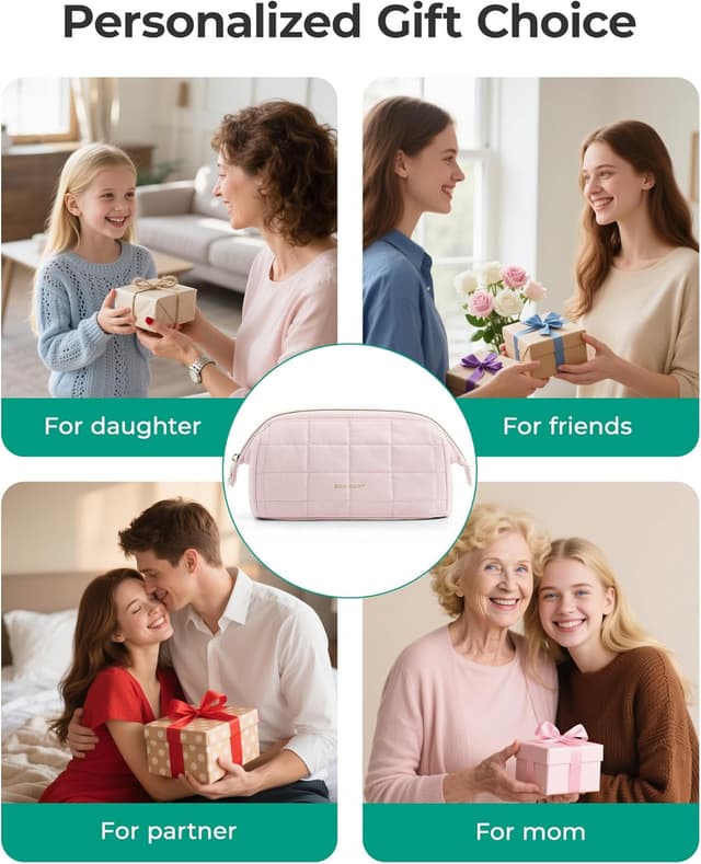 Thumbnail 2 de BAGSMART Makeup Bag Puffy Travel Organizer