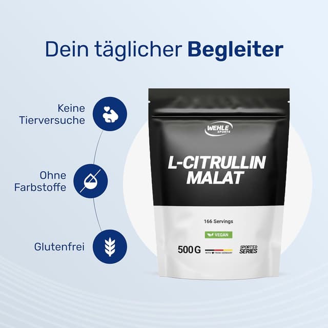Detalle 2 de L‑Citrullin Malat 2:1 500 g Pulver