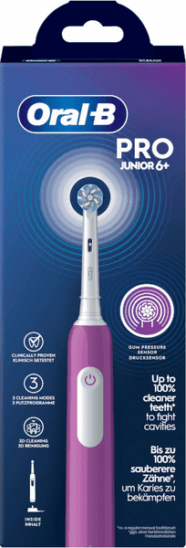 Detalle de Oral-B PRO 1 Junior Cepillo Eléctrico 💙 para Niños +6 Años