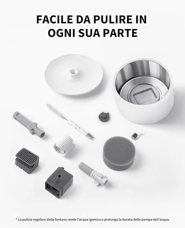 Thumbnail 5 de PETKIT Kit pulizia fontane Spazzola Spugna