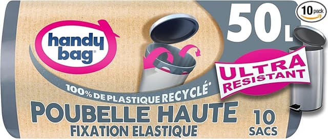 Imagen de Bolsas Verdes de Basura Elásticas 50 x 10 - 100% Recicladas ♻ en OfertitasTOP