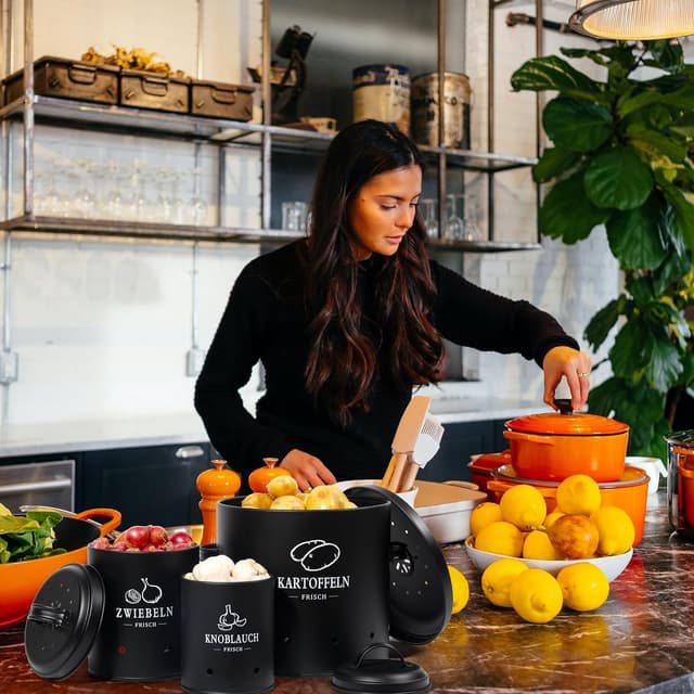 Detalle 2 de GREELUE Premium Kartoffel Aufbewahrungsbox 4 kg