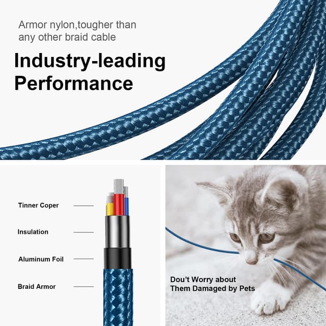 Thumbnail 4 de iPhone 16 Charger Cable 3M braided USB-C, 3.1A