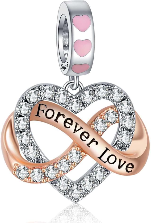 Thumbnail 6 de Rimgoris 925 Sterling Silber Charm für Damenarmbänder LIEBE Valentinstag Ewige Liebe Clip Sicherheit kette Baumeln Charms Geschenke
Rimgoris 925 Sterling Silber Charm für Damenarmbän…