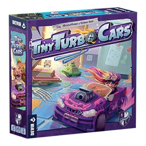 Detalle de Devir Tiny Turbo Cars Juego de Carreras 🎲