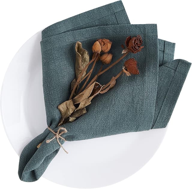 Detalle de Berklan Leinen Servietten 40x40 cm