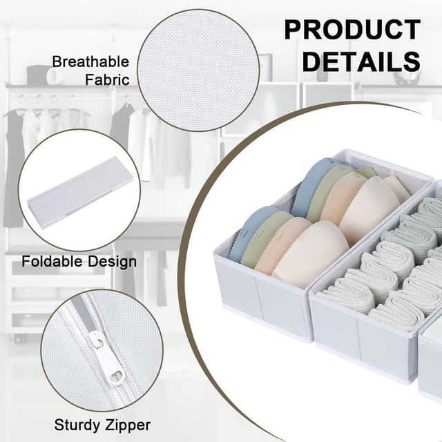 Thumbnail 4 de DIMJ Organizador Cajones Ropa Interior 15 piezas