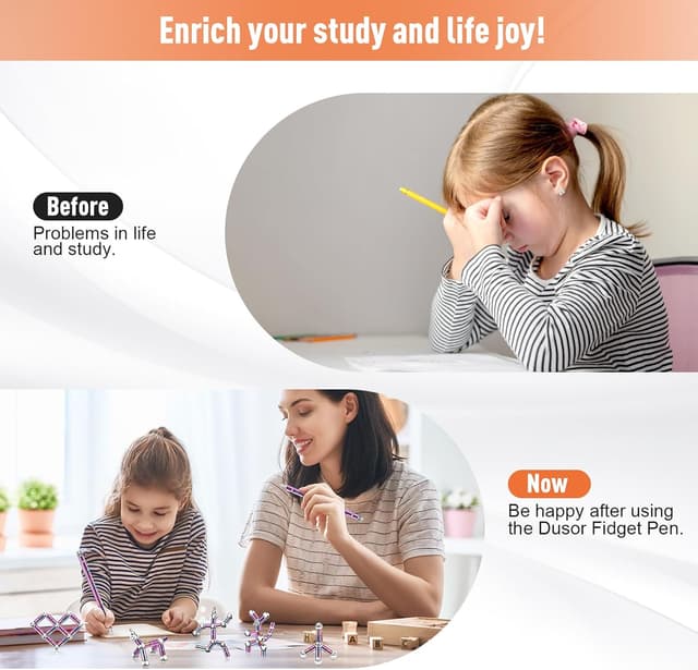 Detalle 2 de Dusor Fidget Pen 13 Teile ✏