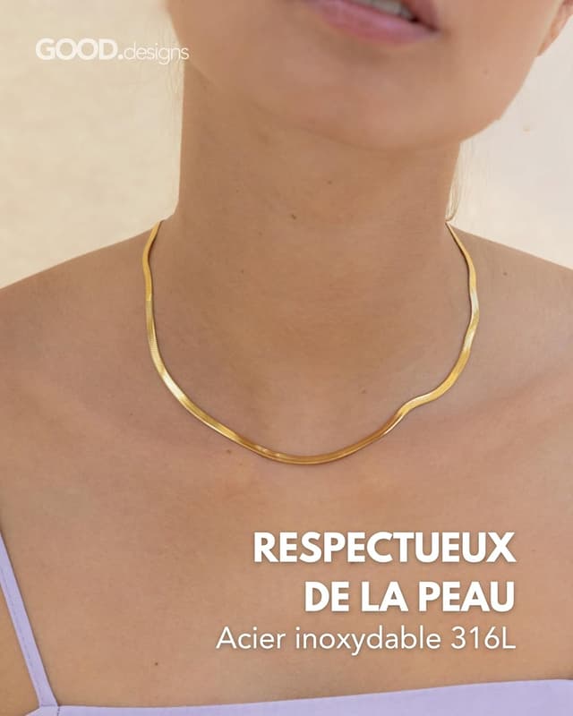 Detalle 2 de GD GOOD.designs Chaîne serpent 3 mm