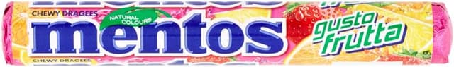 Thumbnail 1 de Mentos caramello masticabile al gusto frutta 20 pz 🍬