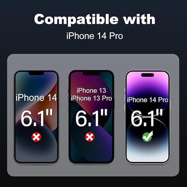 Thumbnail 1 de Tentoki Protector de Pantalla iPhone 14 Pro 📱, Instalación Rápida