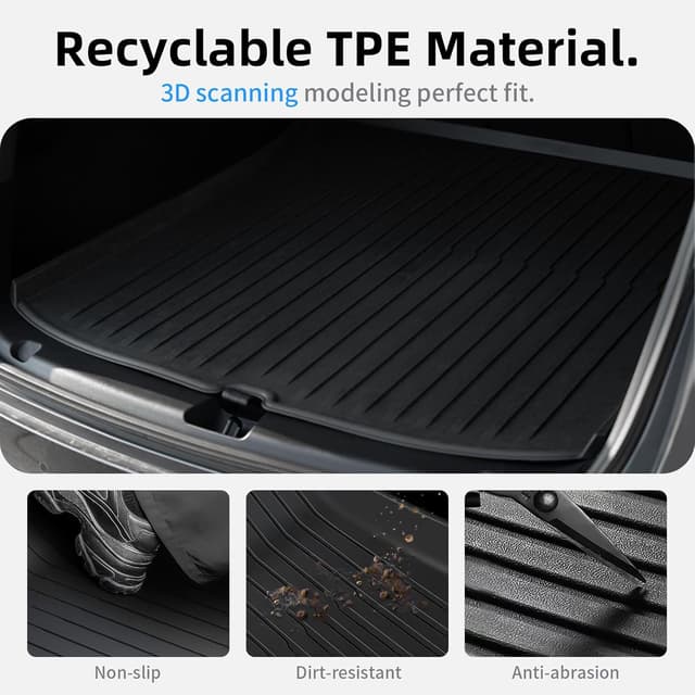 Thumbnail 5 de CYBERBEANS Revestimiento de carga TPE para Tesla Model Y Juniper 2025