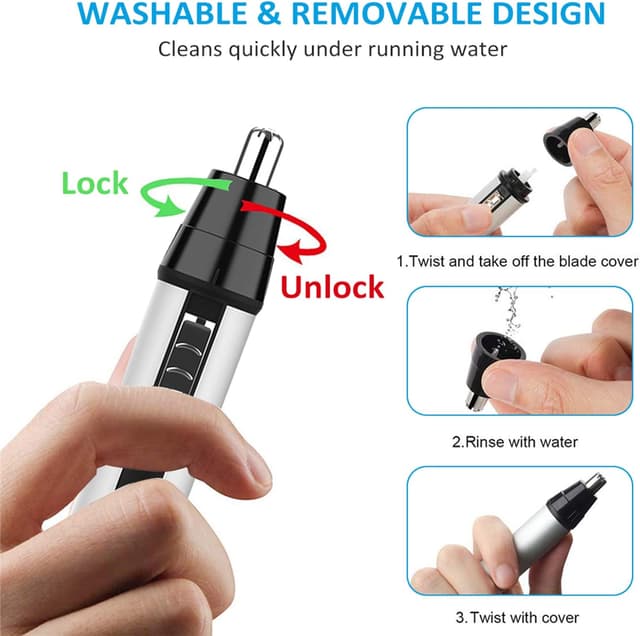 Thumbnail 4 de Cortapelos nariz y oreja 4 en 1 recargable USB