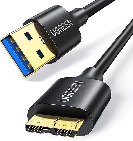 Detalle de UGREEN Cable USB 3.0 a Micro B 5Gbps 🚀