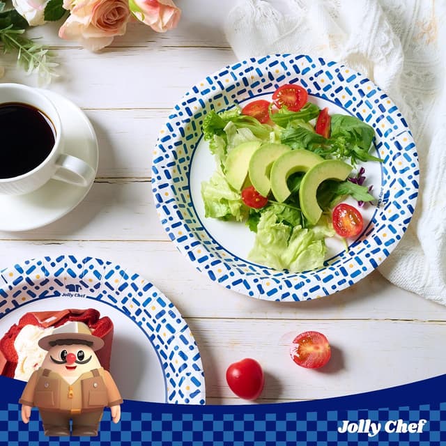 Thumbnail 1 de JOLLY CHEF 8.5 Inch Paper Plates 300 pack