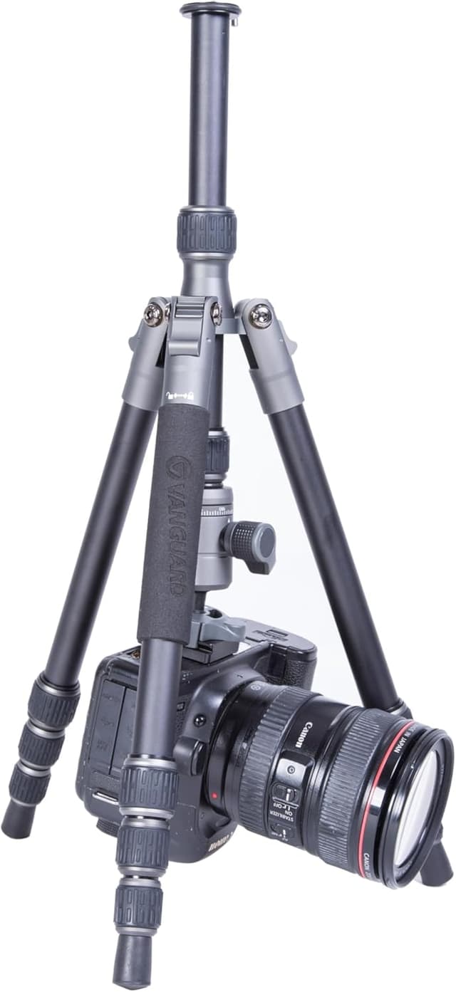 Detalle de Vanguard Veo 3GO 204AB Reisestativ mit Kugelkopf – kompakt & reisefreundlich