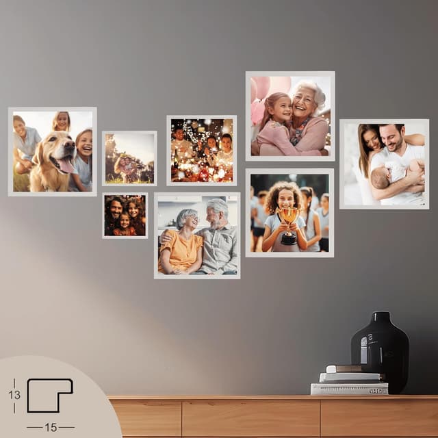 Thumbnail 6 de Cadre photo Victor Klee 18x24 cm Gris (bois, châssis + verre acrylique) – Simple et Moderne