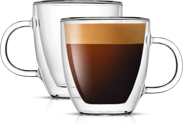 Imagen de JoyJolt Savor Double Wall Espresso Glasses 5.4 oz en OfertitasTOP