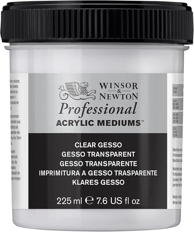 Imagen de Winsor & Newton Gesso acrílico base transparente 225 ml 🎨 en OfertitasTOP