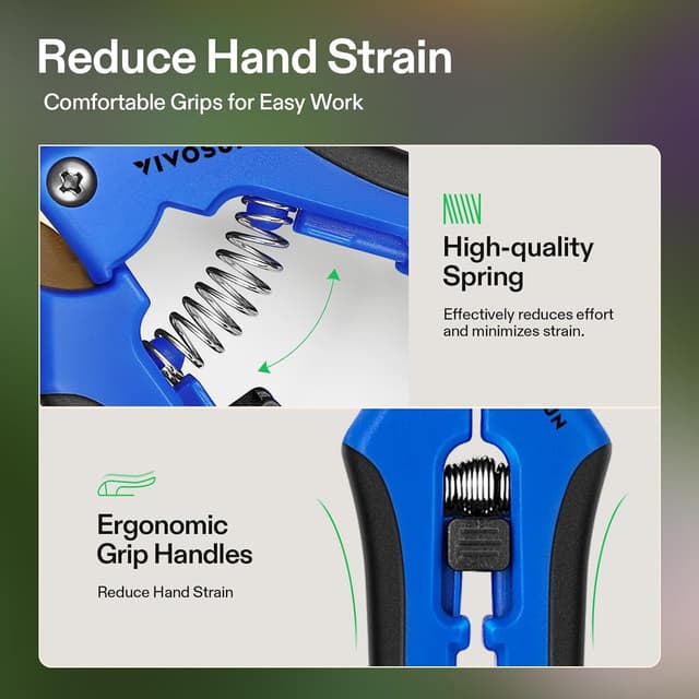 Thumbnail 3 de VIVOSUN Tijeras de podar de acero inoxidable 🌿💚