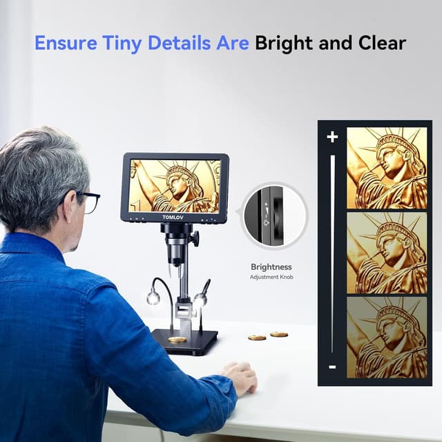 Thumbnail 4 de TOMLOV DM9 Pro 7-inch digital microscope