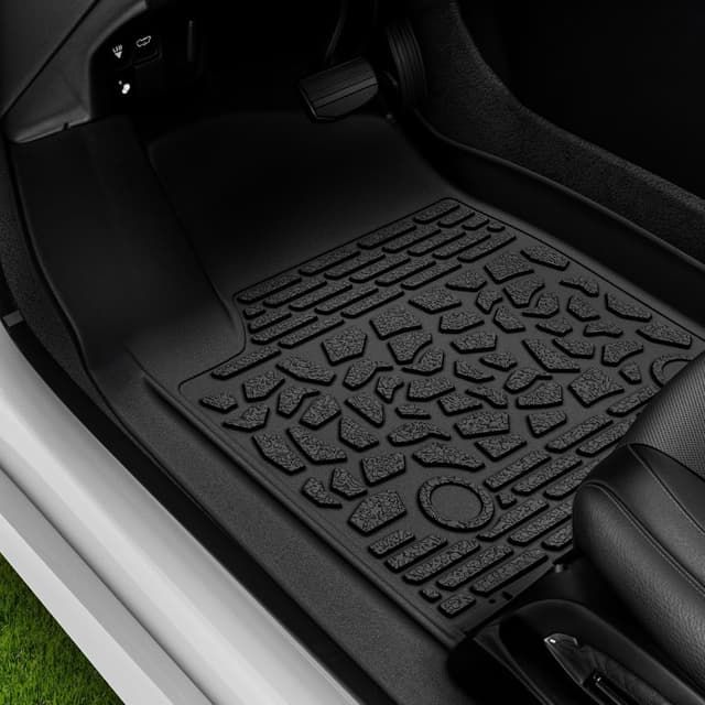 Detalle 2 de AUTOSAVER88 TPE All-Weather Floor Mats for 2022-2026 Ford Maverick Hybrid (Black)