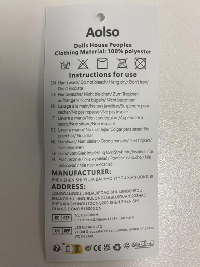 Thumbnail 8 de Aolso Familia de Muñecas de Madera con Perros y Accesorios 🏡