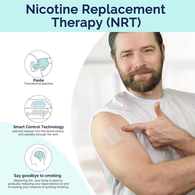 Detalle 2 de Step 3 Quit Smoking Patches (7mg) — 30 Count Nicotine Stop-Smoking Aid Patches for a 3-Step Plan