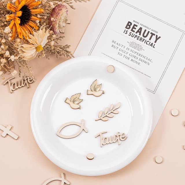 Thumbnail 4 de Streudeko Taufe Holzfische 100 Stück