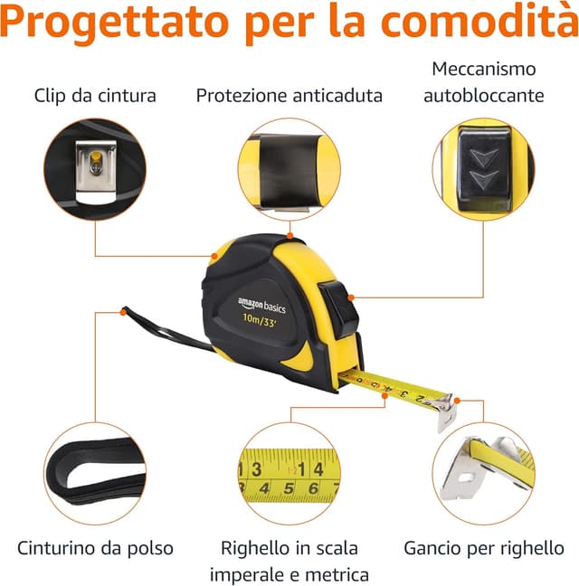 Thumbnail 3 de Amazon Basics metro 10 m autobloccante 📏