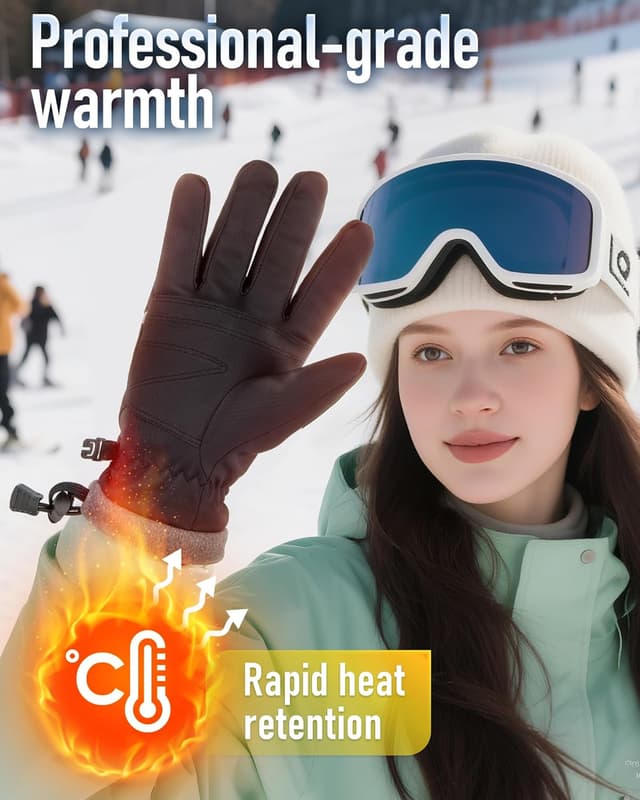 Thumbnail 3 de GoSkala Winter Thermal Gloves touchscreen, windproof