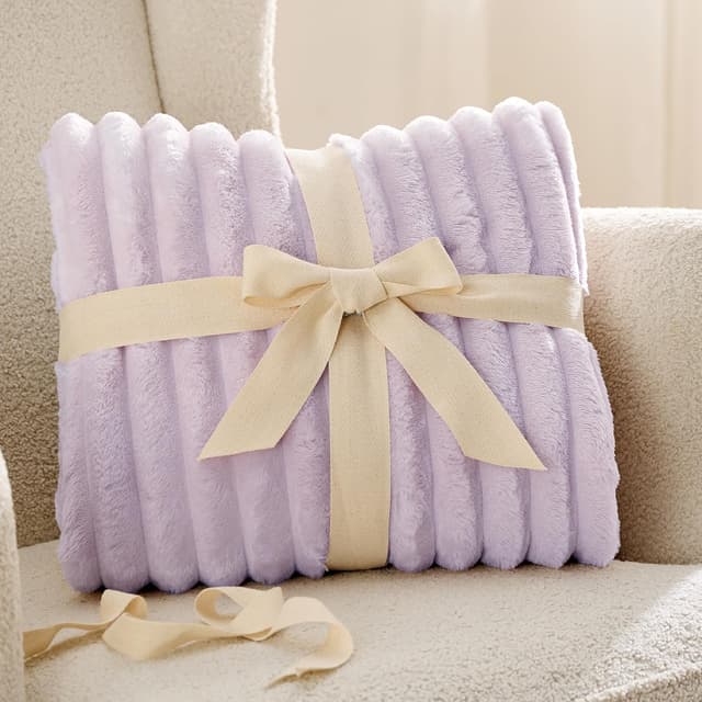 Thumbnail 6 de Bedsure Kuscheldecke Lavendel 130 x 170 cm