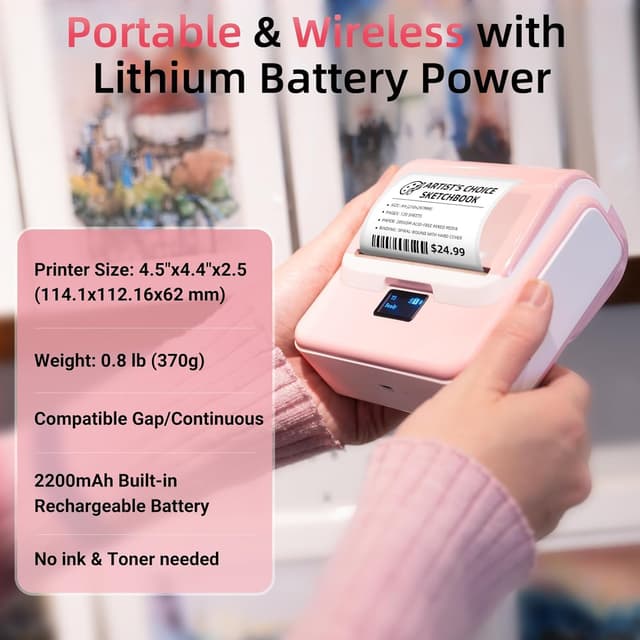 Thumbnail 6 de ORGSTA T003 stampante etichette termica 50 mm/s 📇