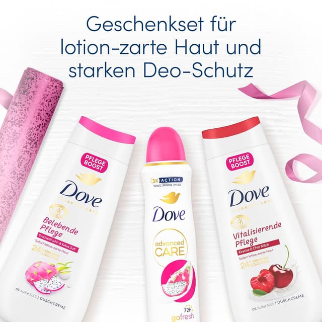 Thumbnail 6 de Dove Geschenkset Belebt – 2x Duschcreme + 150 ml