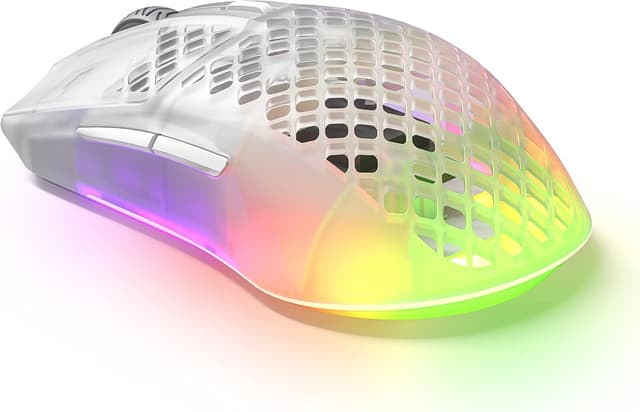 Thumbnail 8 de SteelSeries Aerox 3 Wireless Ghost - Raton Gaming 18K DPI 🖱️