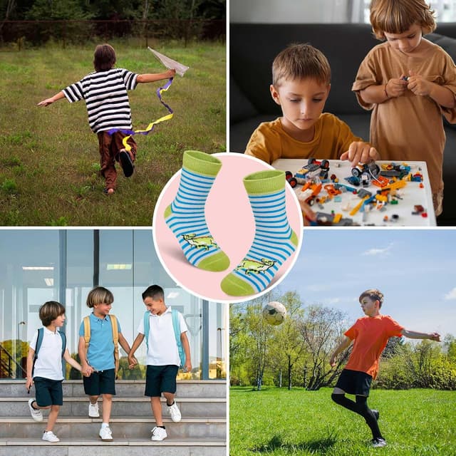 Thumbnail 6 de PUTUO Calzini Bambino 2-12 Anni 5 Paia