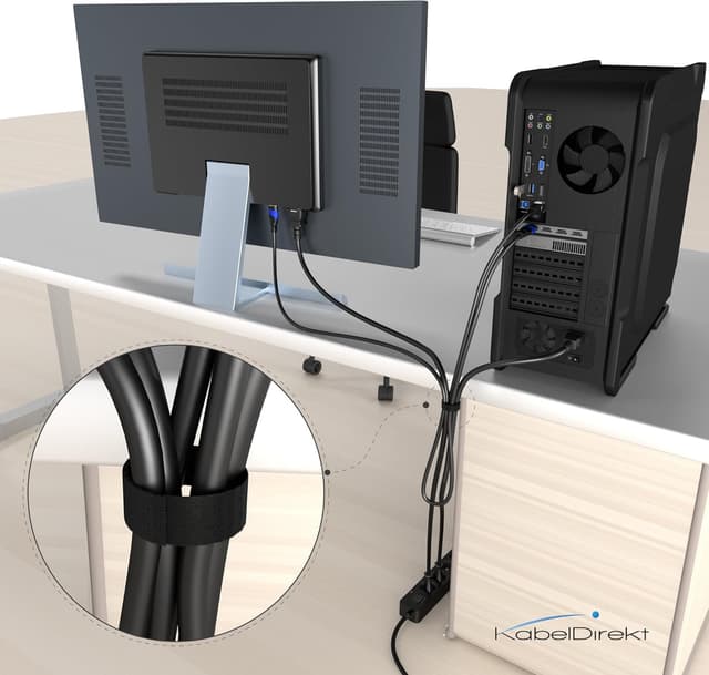 Thumbnail 3 de KabelDirekt – Abrazaderas Reutilizables para Cables 12,5mm